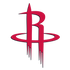 Red and black logo resembling a stylized letter R with a ring around it, resembling a rocket launch.