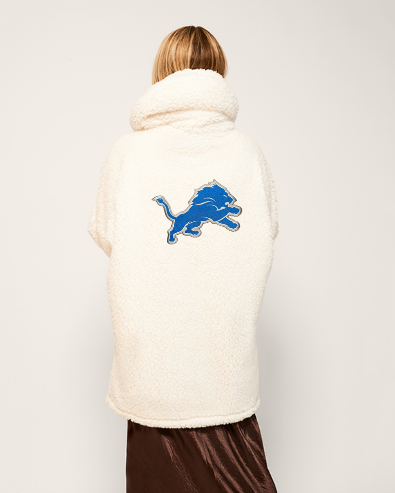 Detroit Lions Lounger in 2XL/3XL | Soft Sherpa Hoodies & Lounger