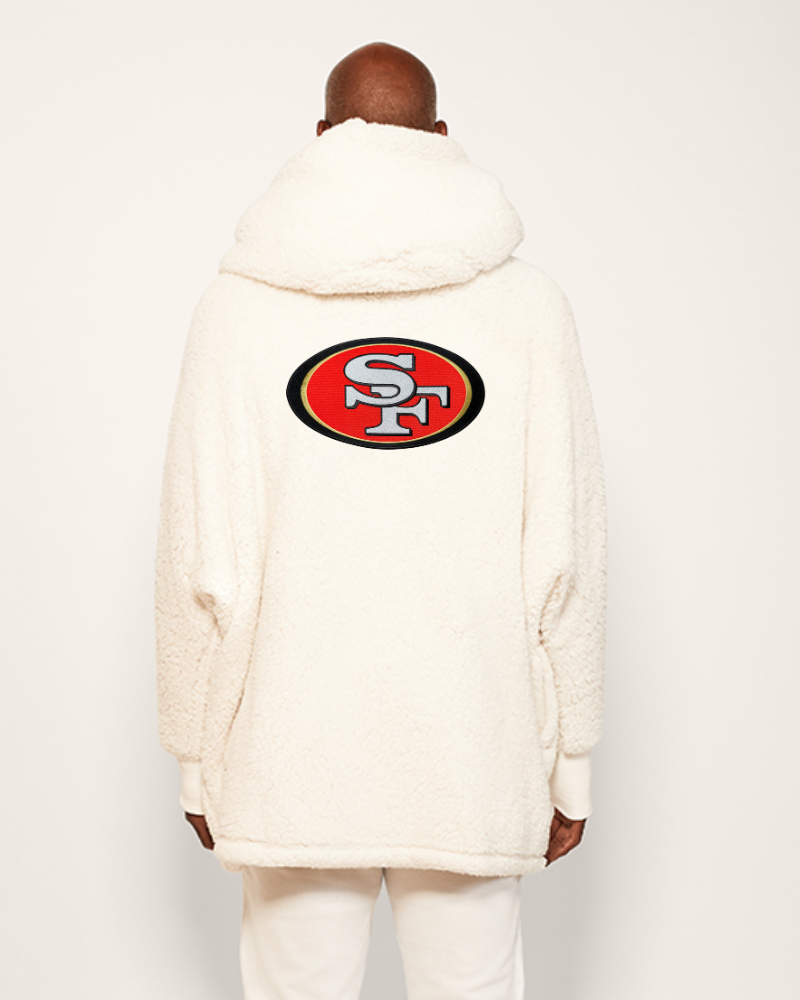 San Francisco 49ers Lounger in 2XL/3XL | Soft Sherpa Hoodies San Francisco 49ers Lounger in 2XL/3XL | Soft Sherpa Hoodies