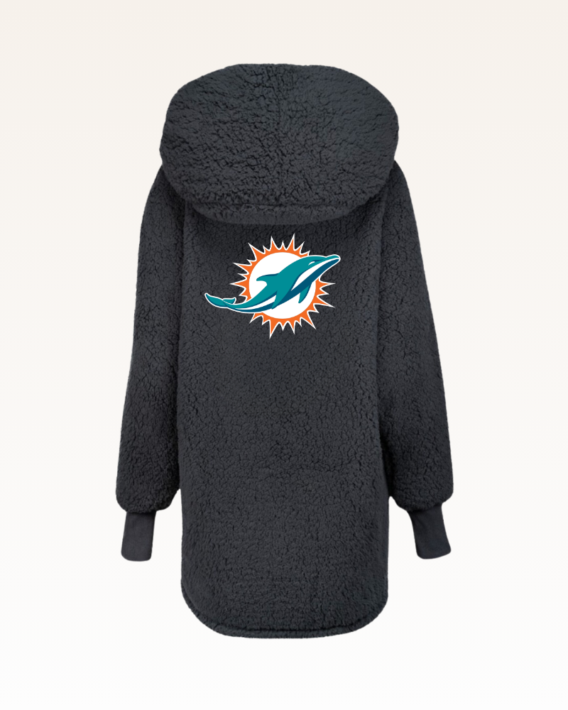 Miami Dolphins Sherpa Lounger Jacket
