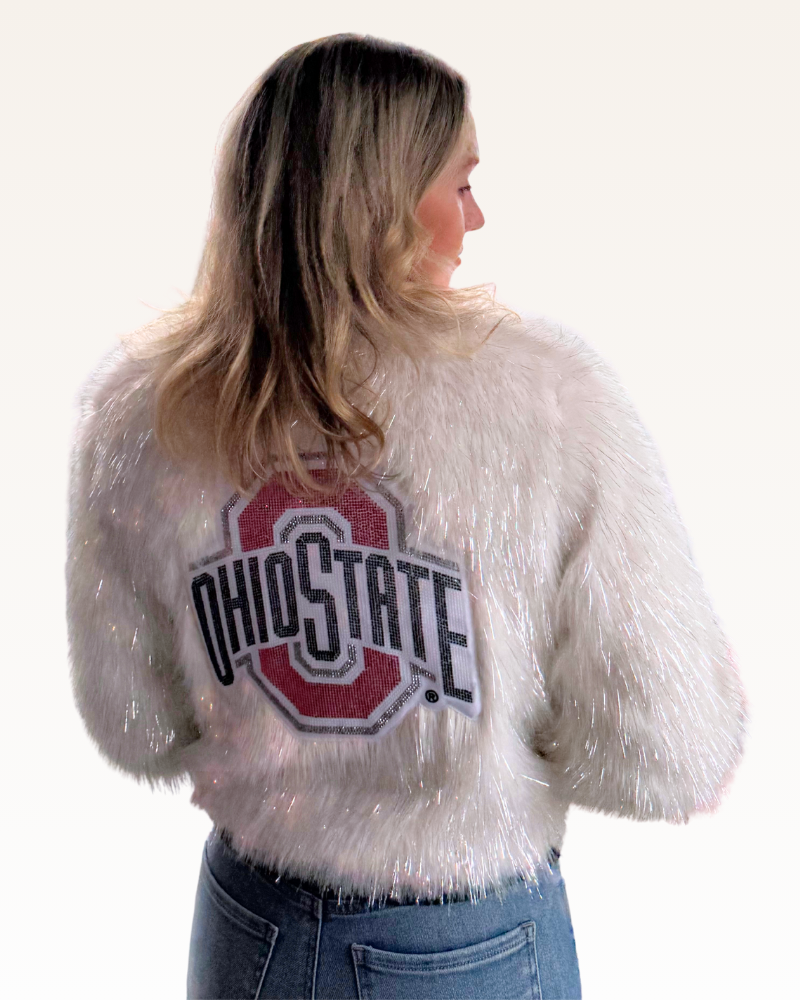 Ohio State Faux Fur Jacket