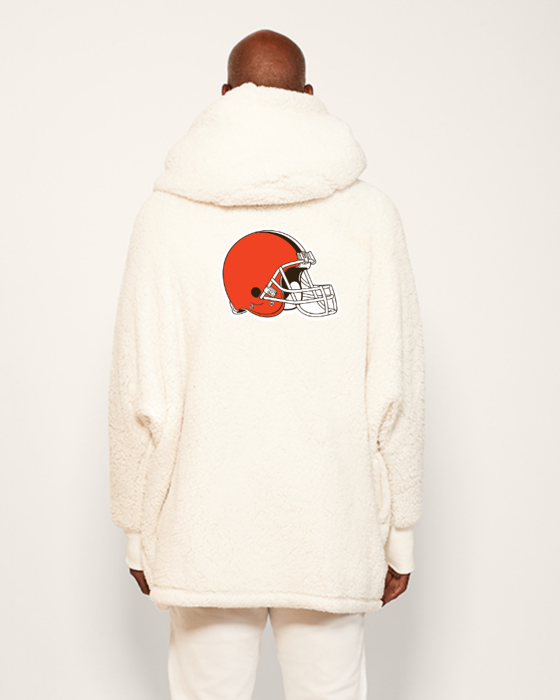 Cleveland Browns Sherpa Lounger Jacket Cleveland Browns Sherpa Lounger Jacket