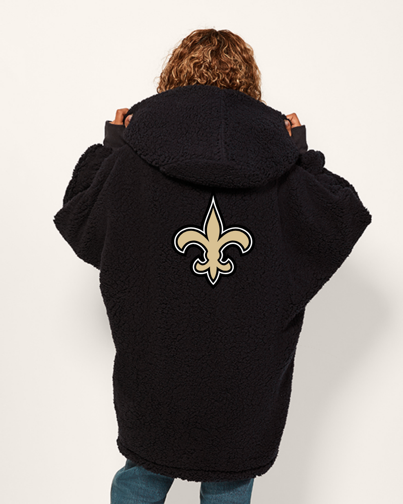 New Orleans Saints Sherpa Lounger Jacket