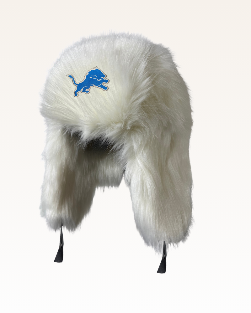 Detroit Lions Faux Fur Trapper Hat