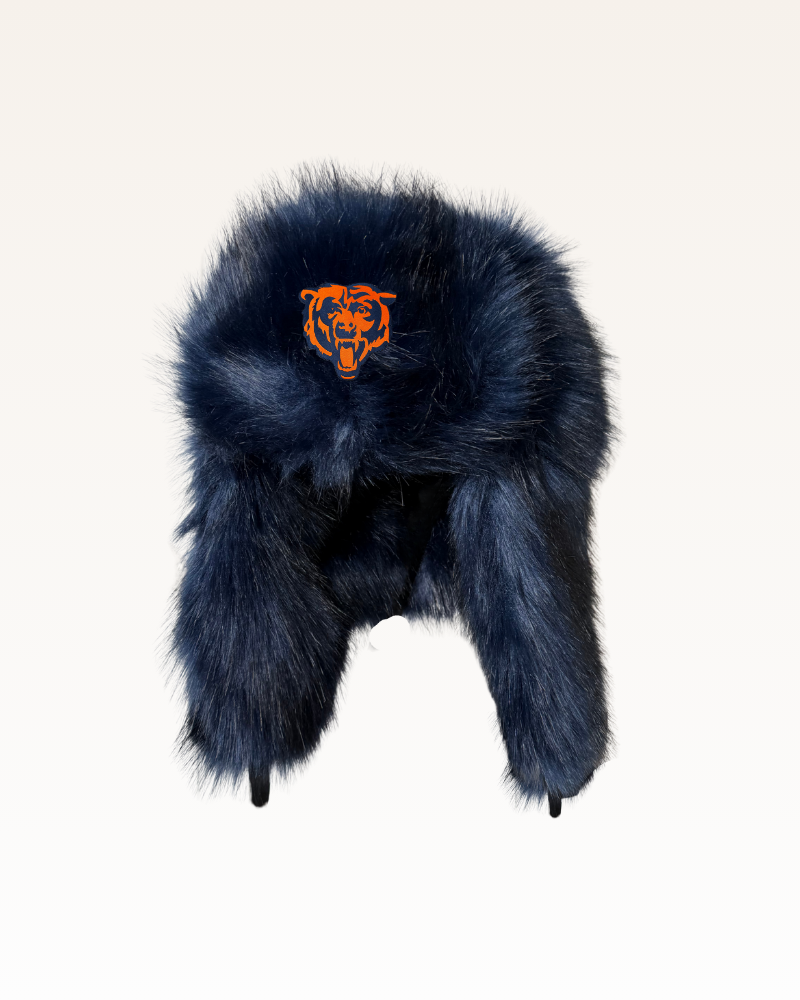 Chicago Bears Faux Fur Trapper Hat