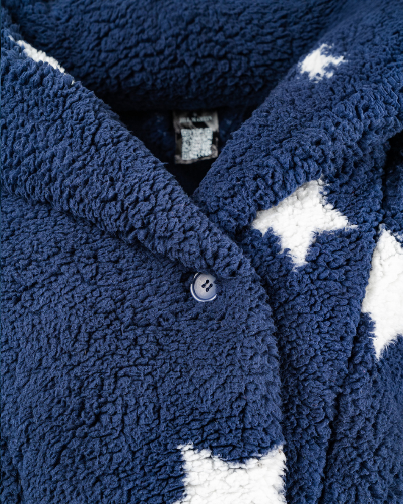 Classic Cropped Sherpa Lounger Jacket