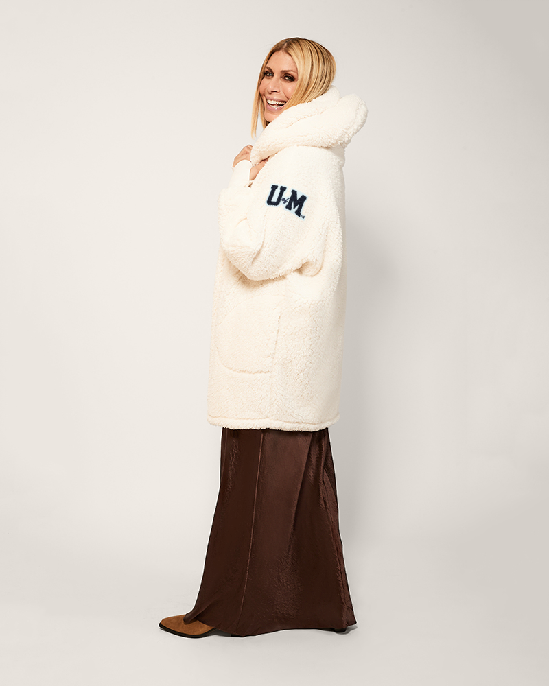 University of Michigan Remix Logo Sherpa Lounger Jacket
