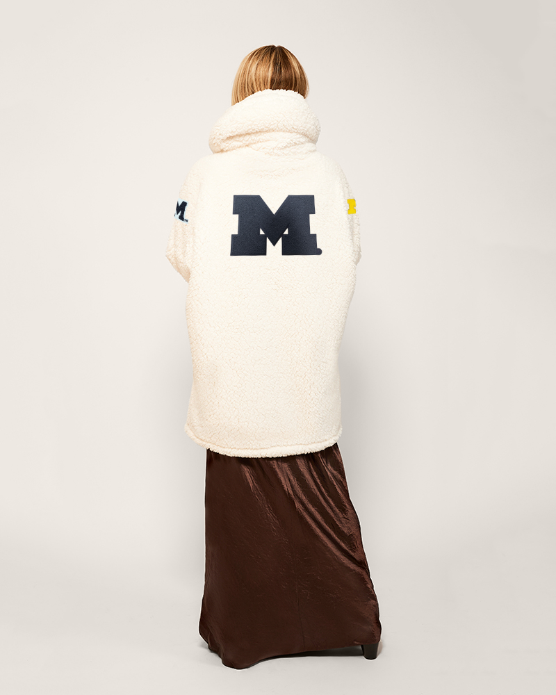 University of Michigan Remix Logo Sherpa Lounger Jacket