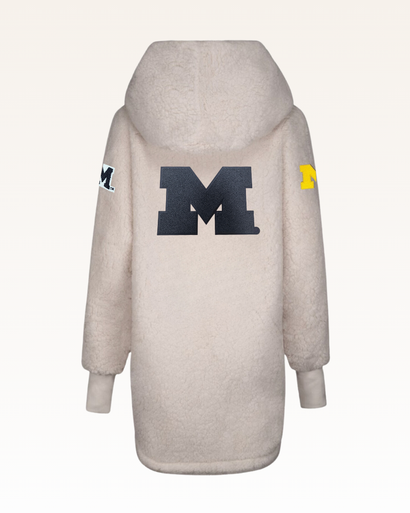 University of Michigan Remix Logo Sherpa Lounger Jacket