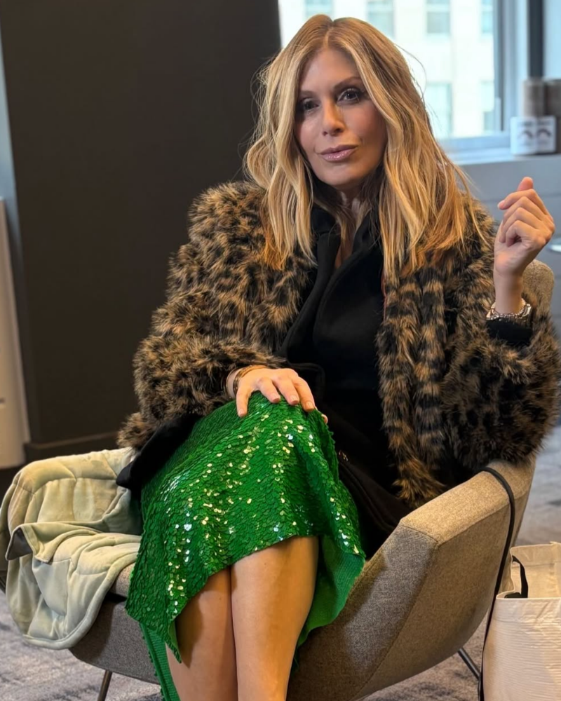 By Jill Martin x Lorna Luft Ruby Red Slipper Faux Fur Jacket