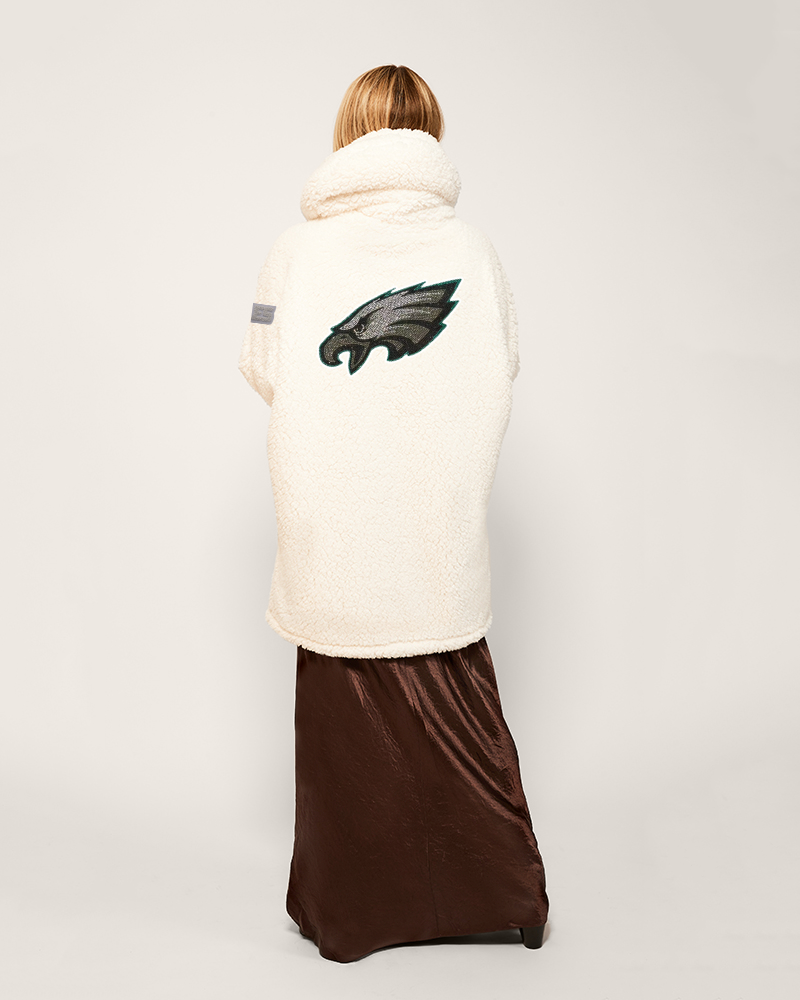 Philadelphia Eagles Remix Logo Sherpa Lounger Jacket