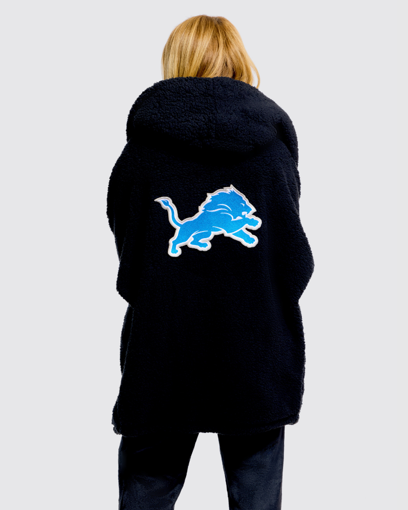 Detroit Lions Sherpa Lounger Jacket