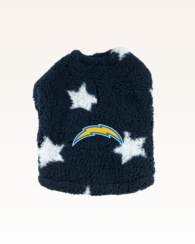 Los Angeles Chargers Sherpa Pet Jacket