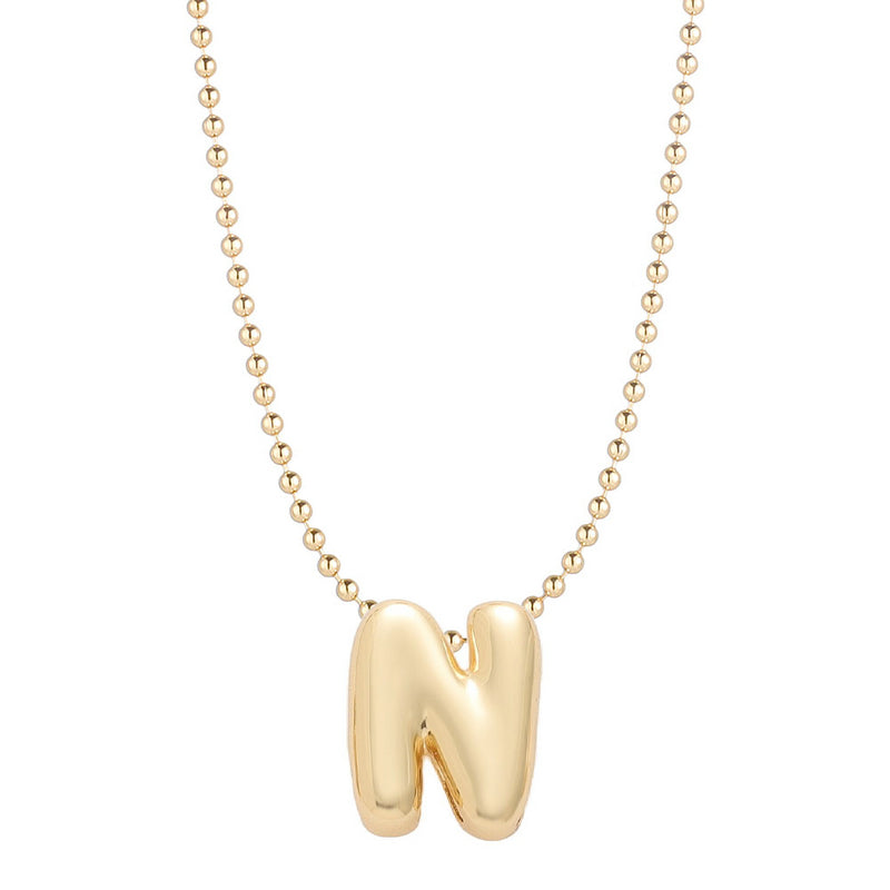 Leo & Luca by Hara Mini Balloon Initial Necklace