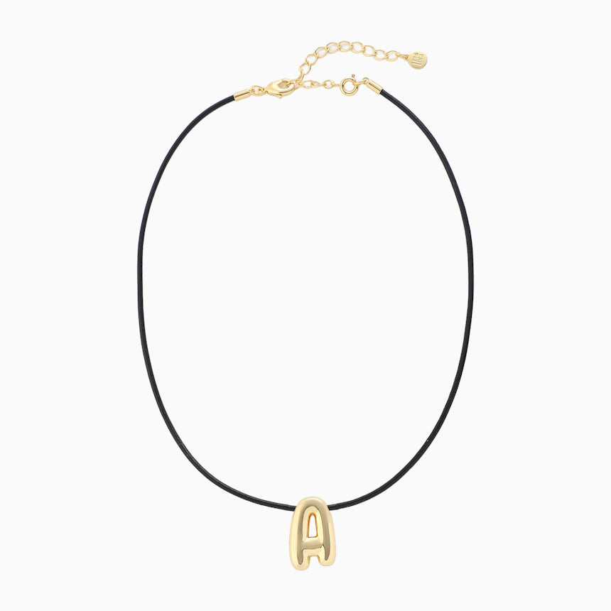 Leo & Luca by Hara Large Balloon Initial Necklace