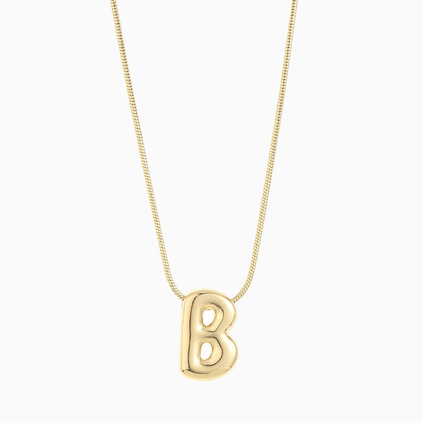 Leo & Luca by Hara Large Balloon Initial Necklace