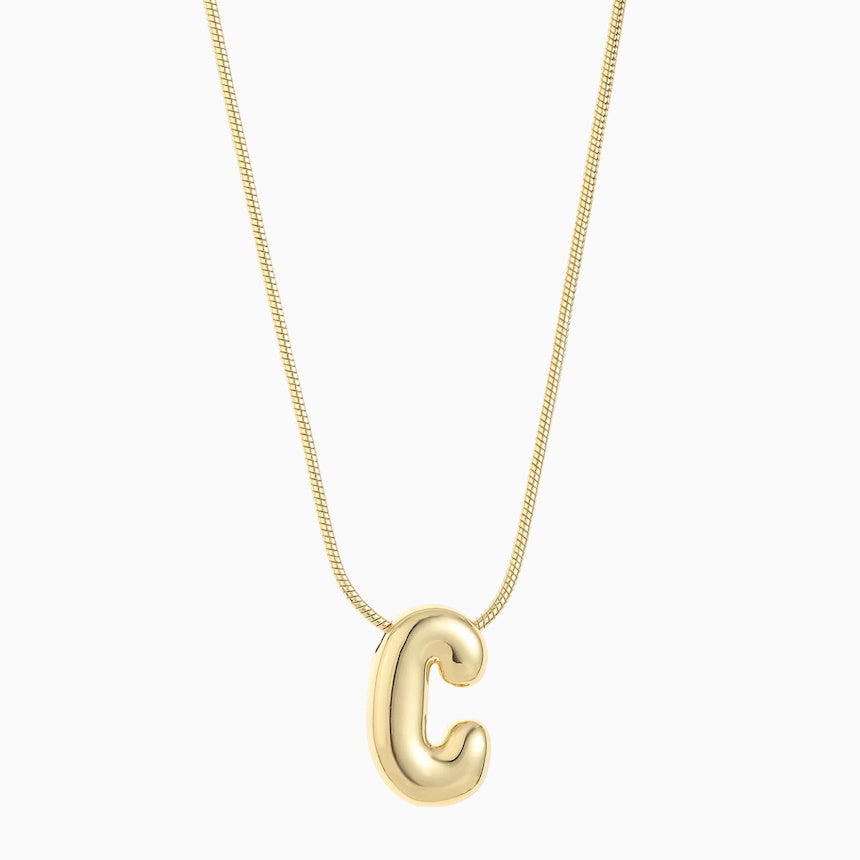 Leo & Luca by Hara Large Balloon Initial Necklace