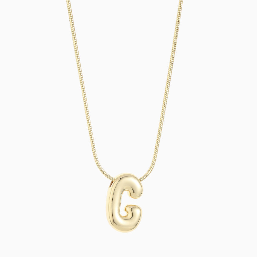 Leo & Luca by Hara Large Balloon Initial Necklace