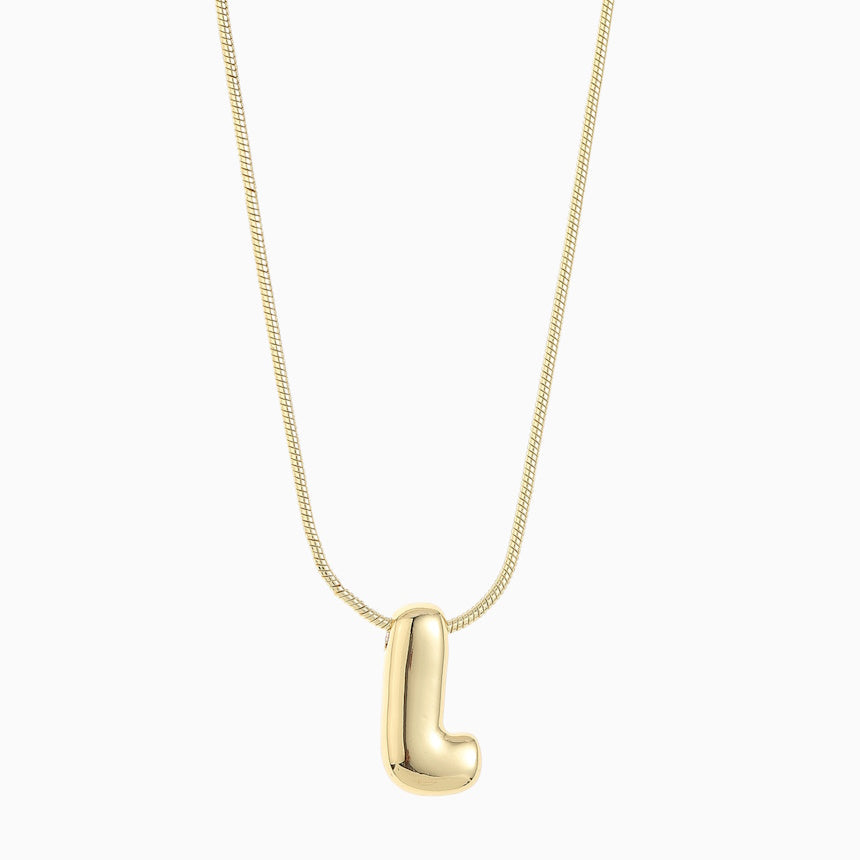 Leo & Luca by Hara Large Balloon Initial Necklace