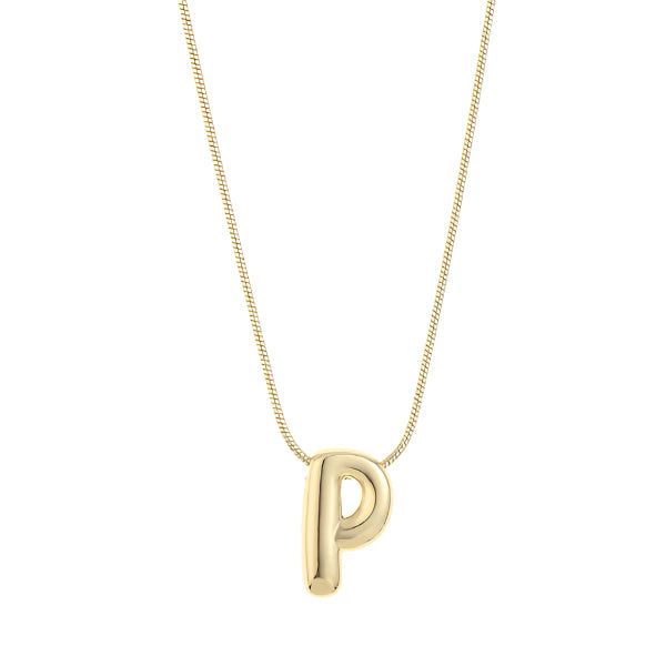 Leo & Luca by Hara Large Balloon Initial Necklace