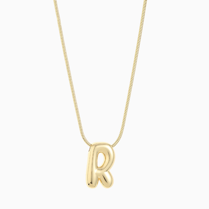 Leo & Luca by Hara Large Balloon Initial Necklace