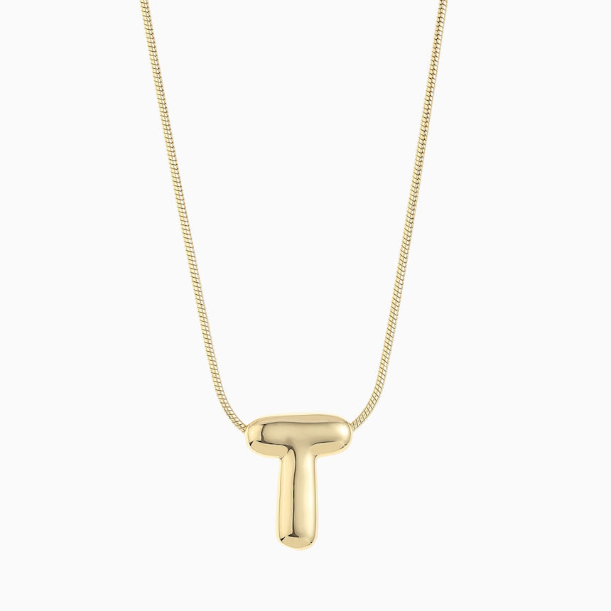 Leo & Luca by Hara Large Balloon Initial Necklace