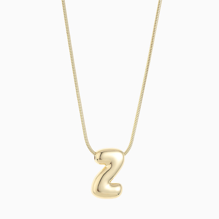 Leo & Luca by Hara Large Balloon Initial Necklace
