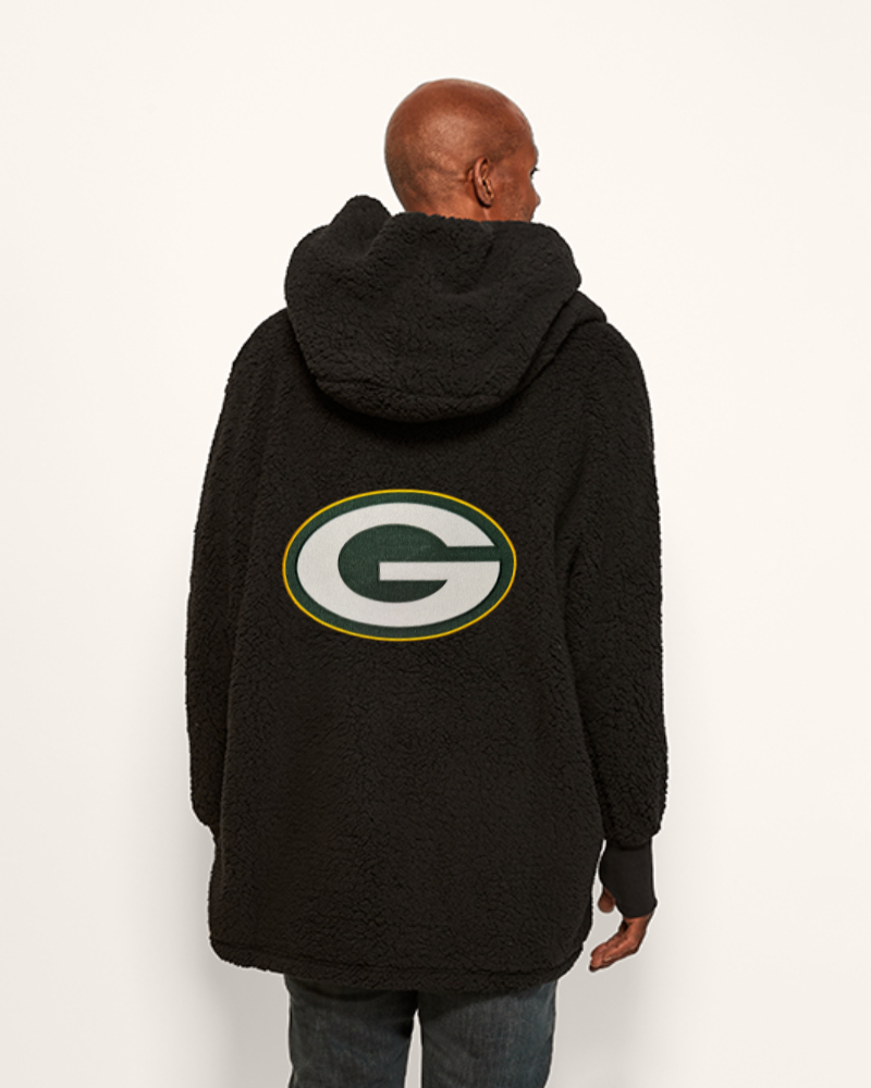 Green Bay Packers Lounger| Soft Sherpa Hoodies & Lounger Jackets