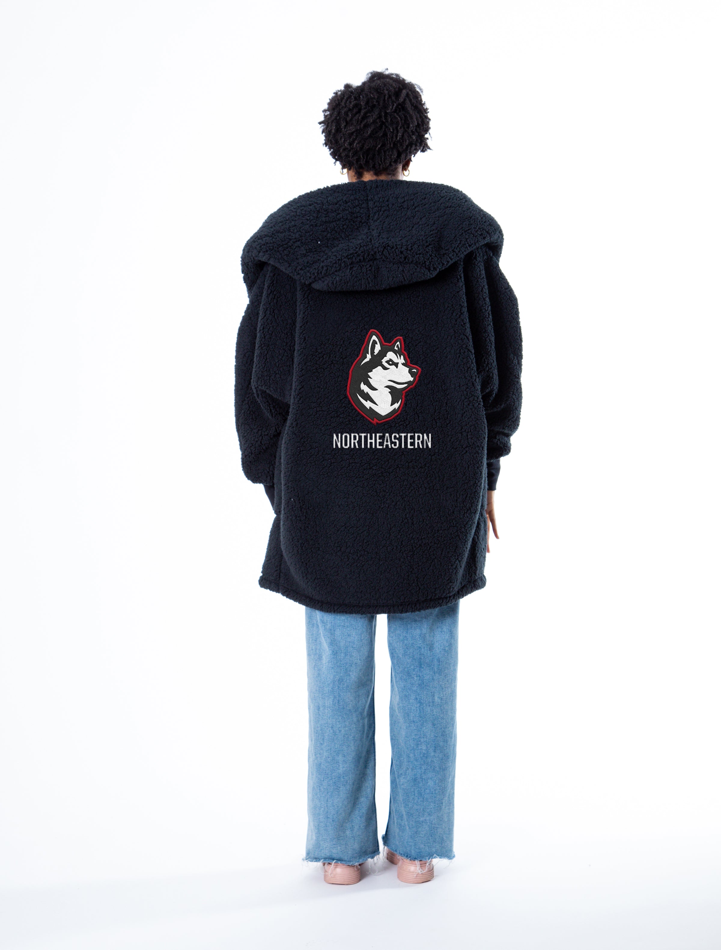 Northeastern University Sherpa Lounger Jacket