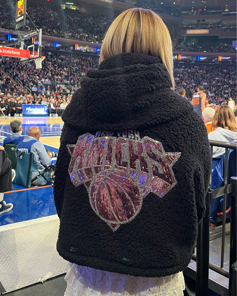 Knicks hand cut crystal lounger