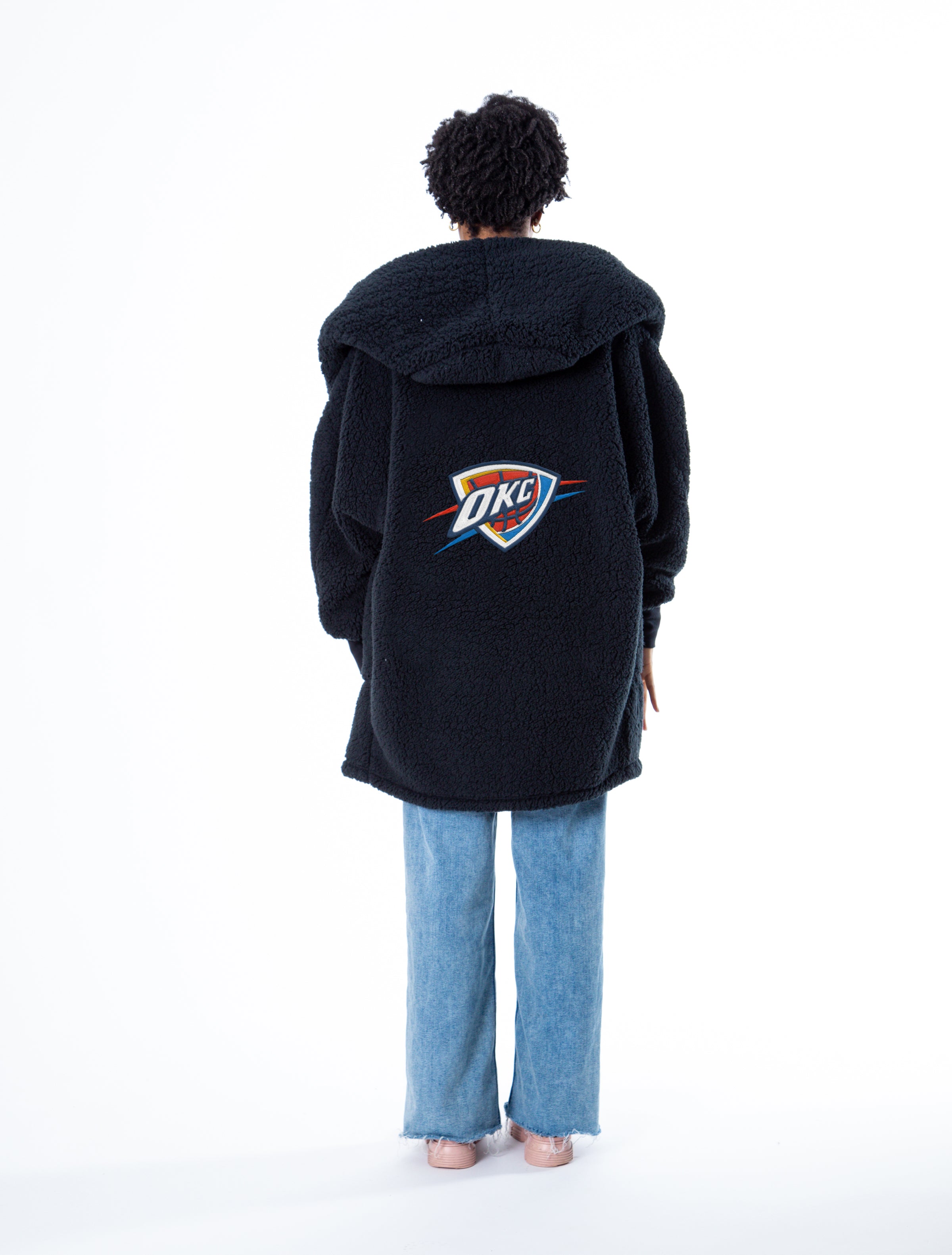 Oklahoma Thunder Sherpa Lounger Jacket
