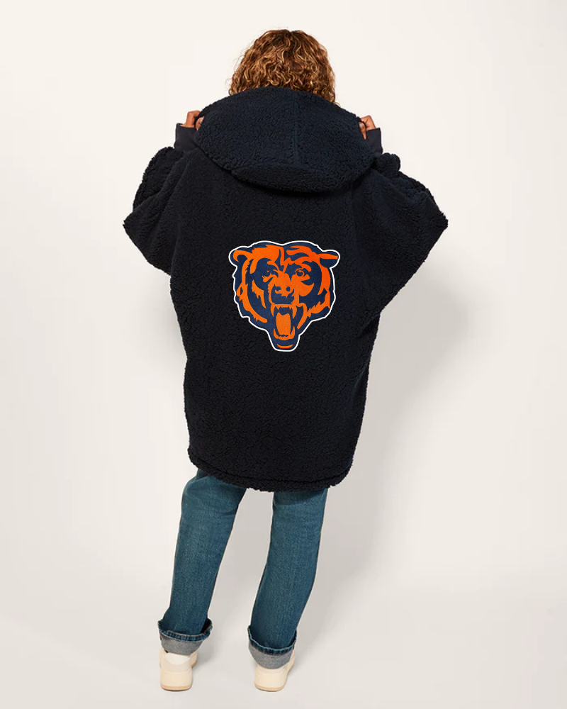 Chicago Bears Sherpa Lounger Jacket Chicago Bears Sherpa Lounger Jacket