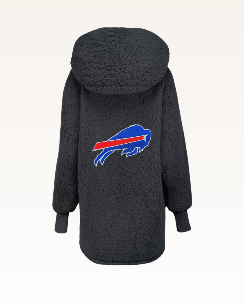 black lounger with buffalo bills logo