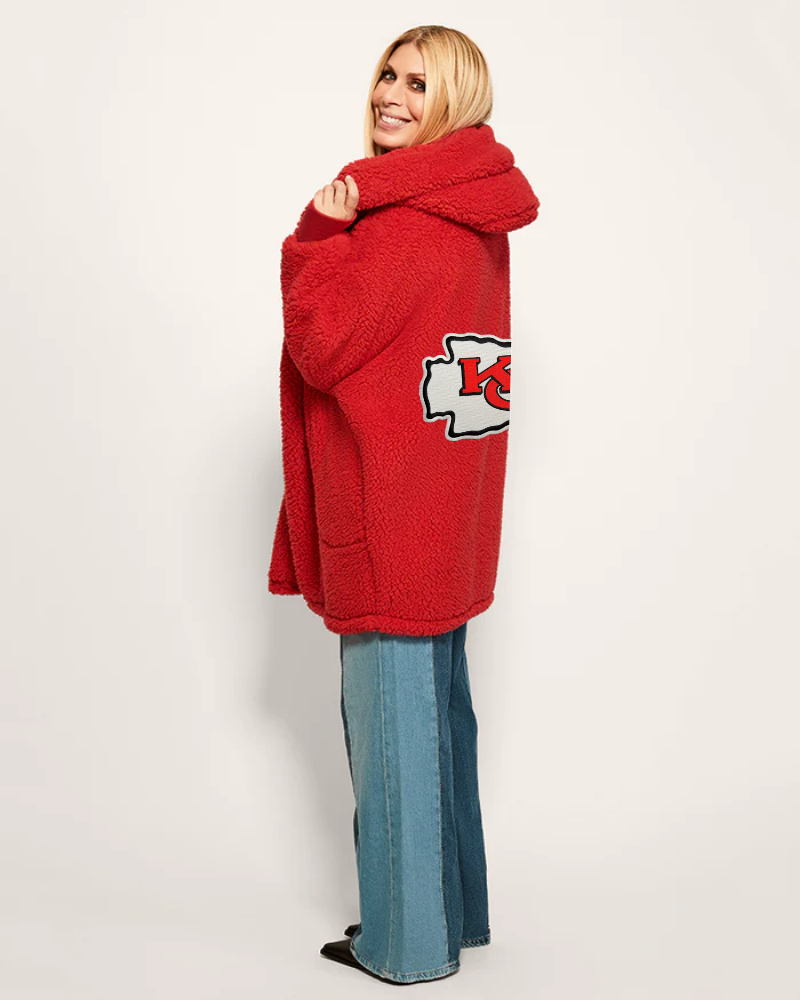Kansas City Chiefs Sherpa Lounger Jacket