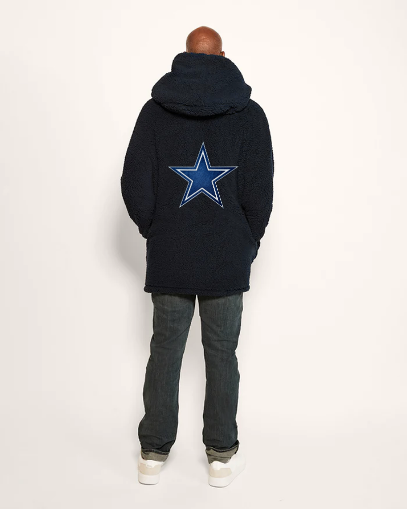 Dallas Cowboys Lounger in 2XL/3XL | Soft Sherpa Hoodies & Lounger