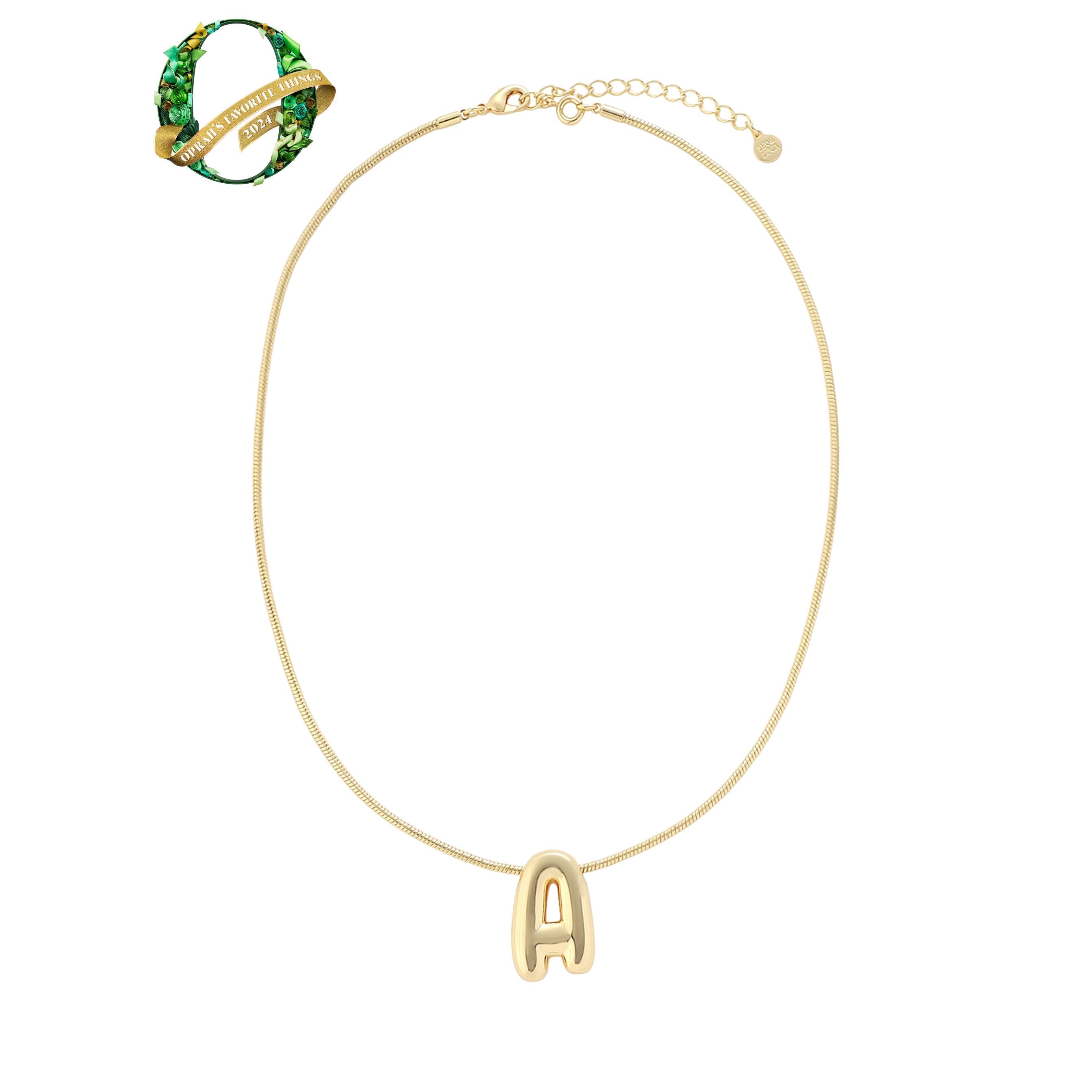 Leo & Luca by Hara Large Balloon Initial Necklace