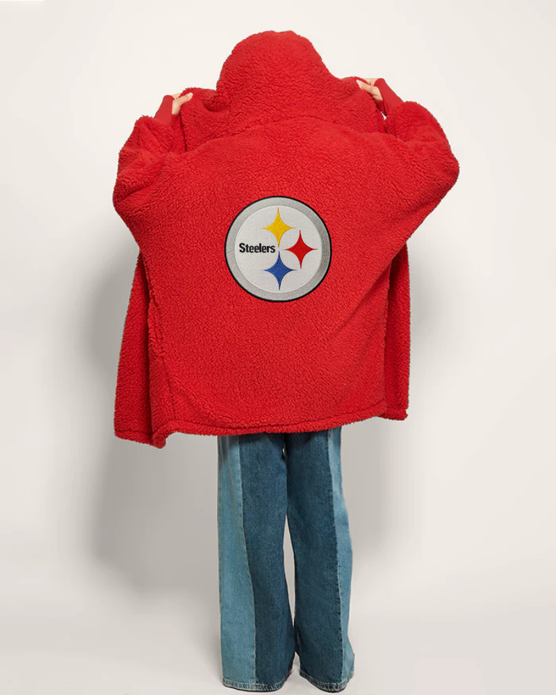 Pittsburgh Steelers Sherpa Lounger Jacket