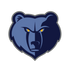 Stylized blue bear head logo with yellow eyes and a serious expression, using dark and light blue shades to create depth.