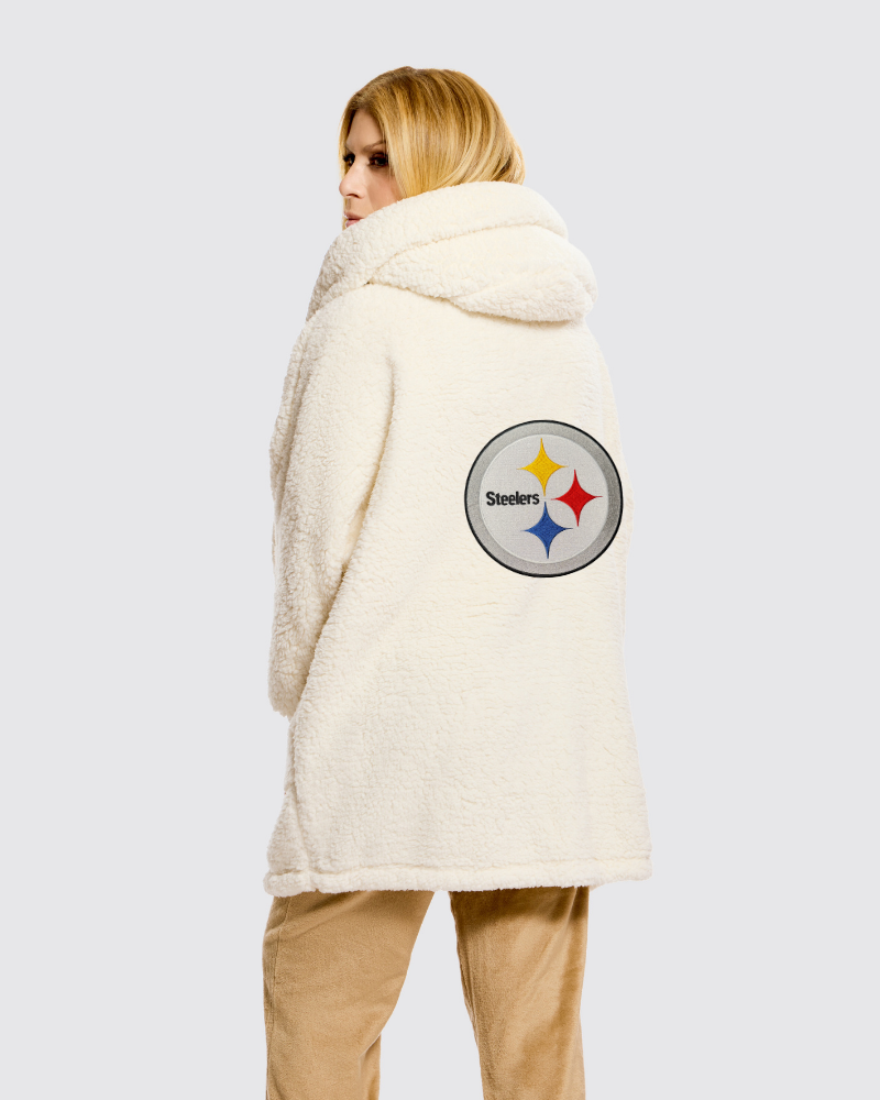 Pittsburgh Steelers Sherpa Lounger Jacket