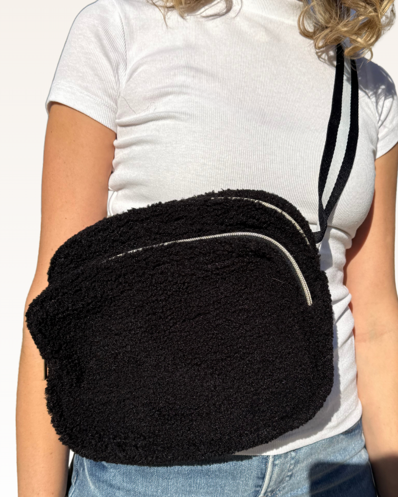 Oversized Sherpa Fanny Pack