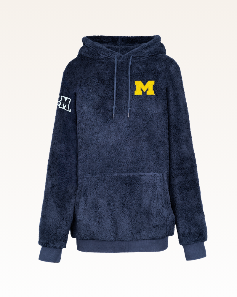 University of Michigan Remix Logo Sherpa Hoodie