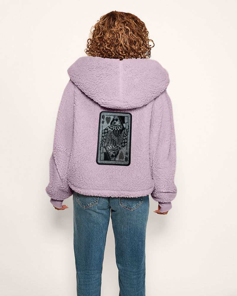 Bedazzled Queen of Hearts Cropped Lounger