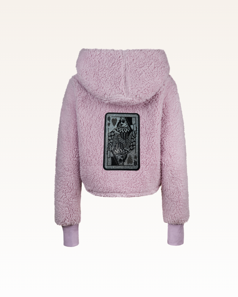 Bedazzled Queen of Hearts Cropped Lounger