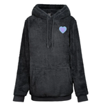 'Kiss Me' Sherpa Hoodie