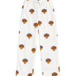 New York Knicks All Over Print Unisex Plush Pant - White