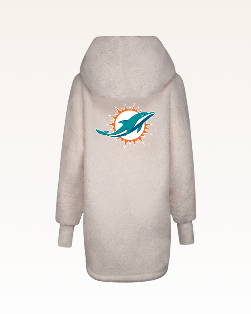 Miami Dolphins Sherpa Lounger Jacket