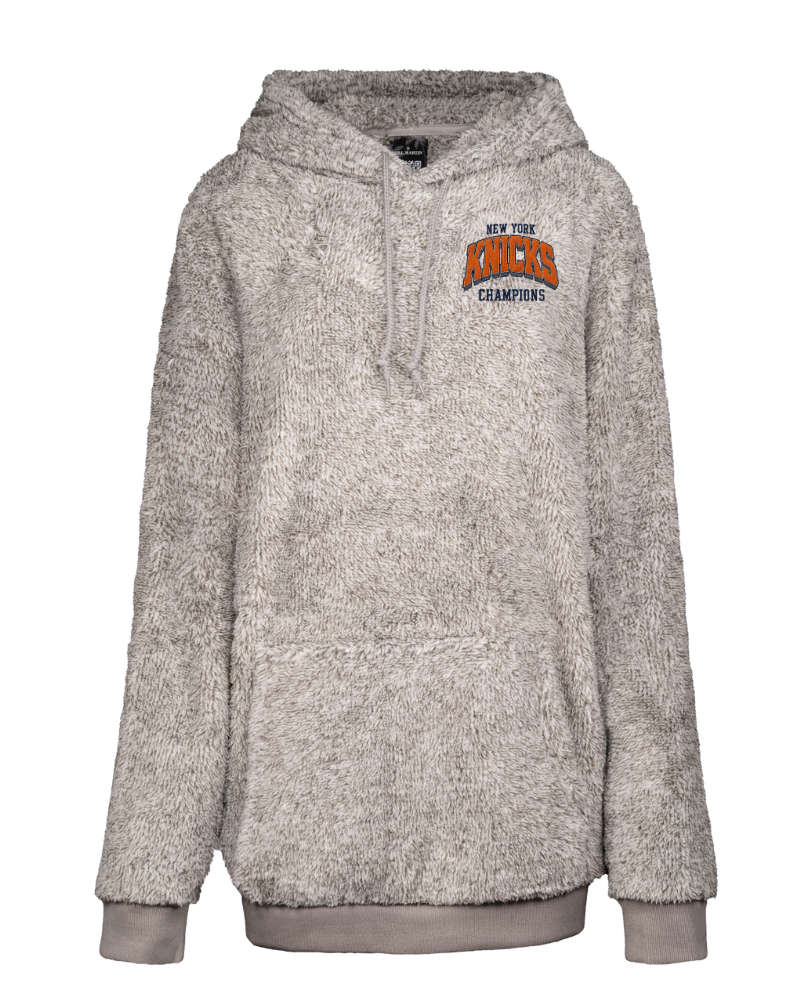 New York Knicks 2026 NBA Champions Unisex Blanket Hoodie - Grey