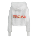 The Warrior Effect™ by Jill Martin Chenille Logo Cropped Sherpa Lounger Jacket