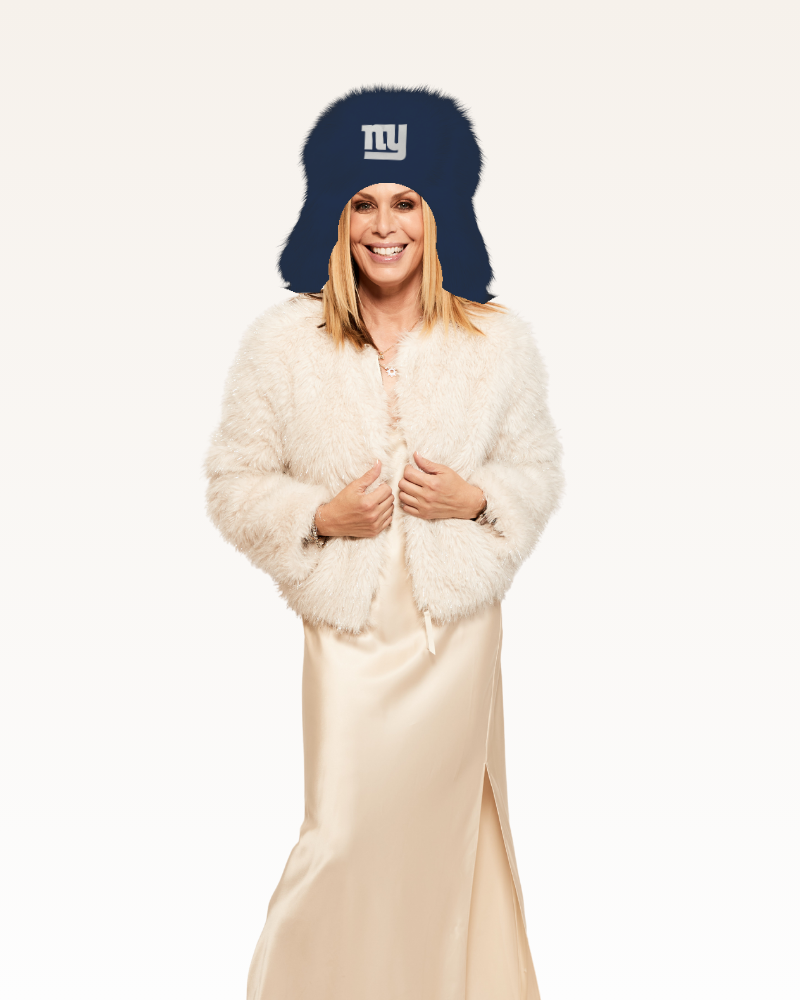 New York Giants Faux Fur Trapper Hat