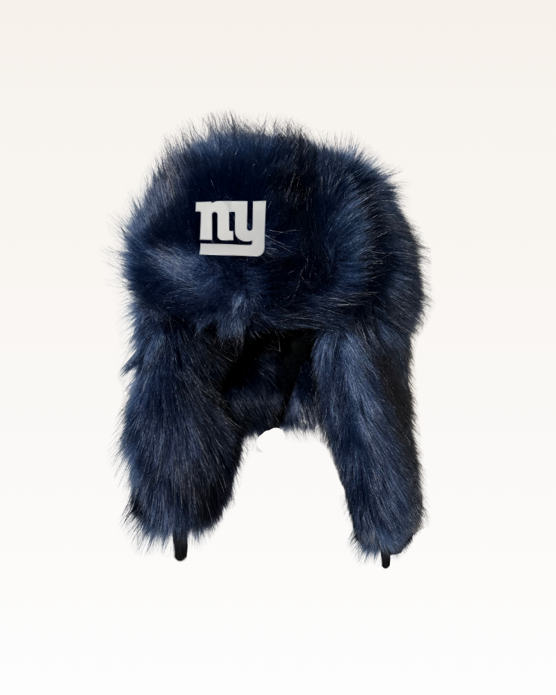 New York Giants Faux Fur Trapper Hat
